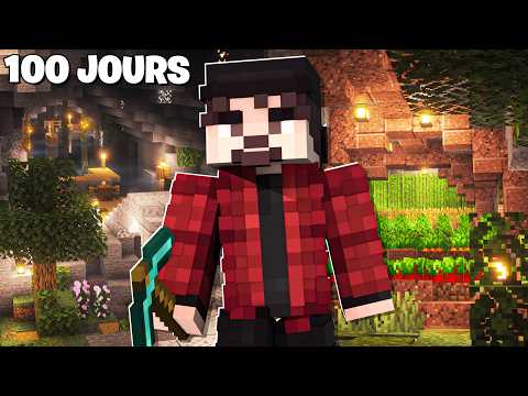 100 Jours à Construire une BASE SOUTERRAINE Cozy sur Minecraft Hardcore !