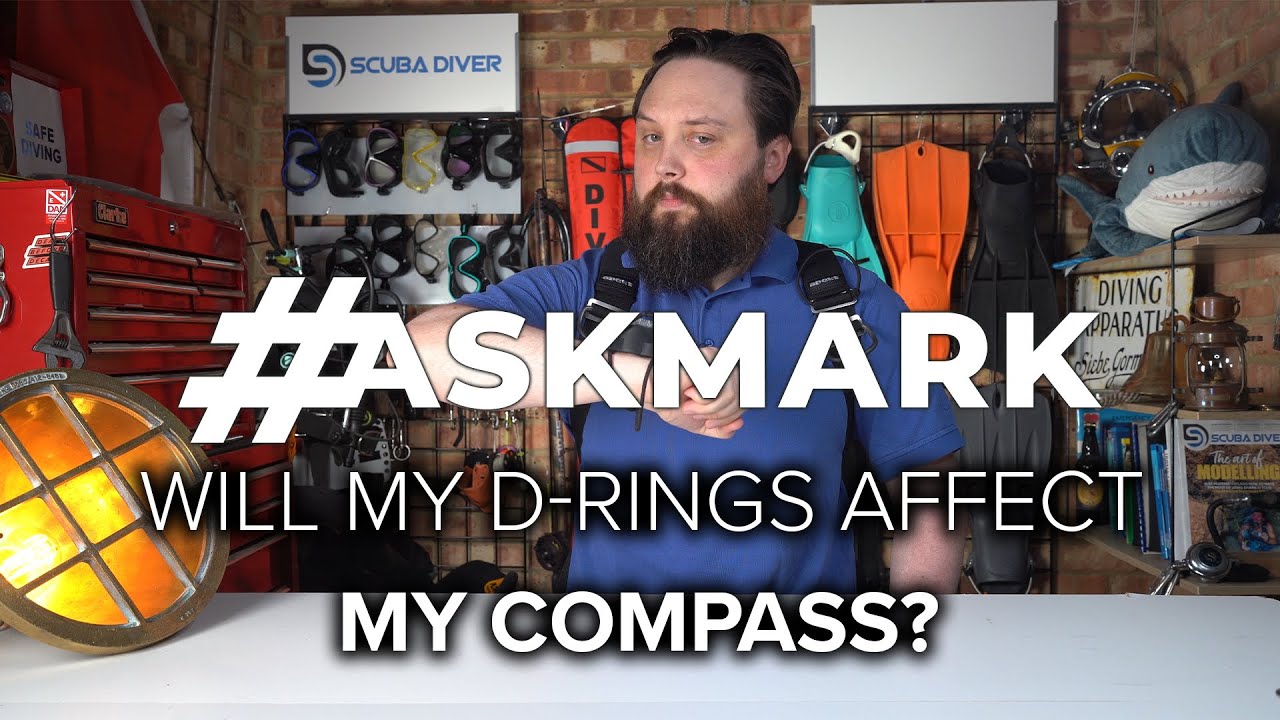 Влияют ли D-образные кольца на моём компенсаторе плавучести на работу компаса? 