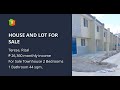 House and lot for sale