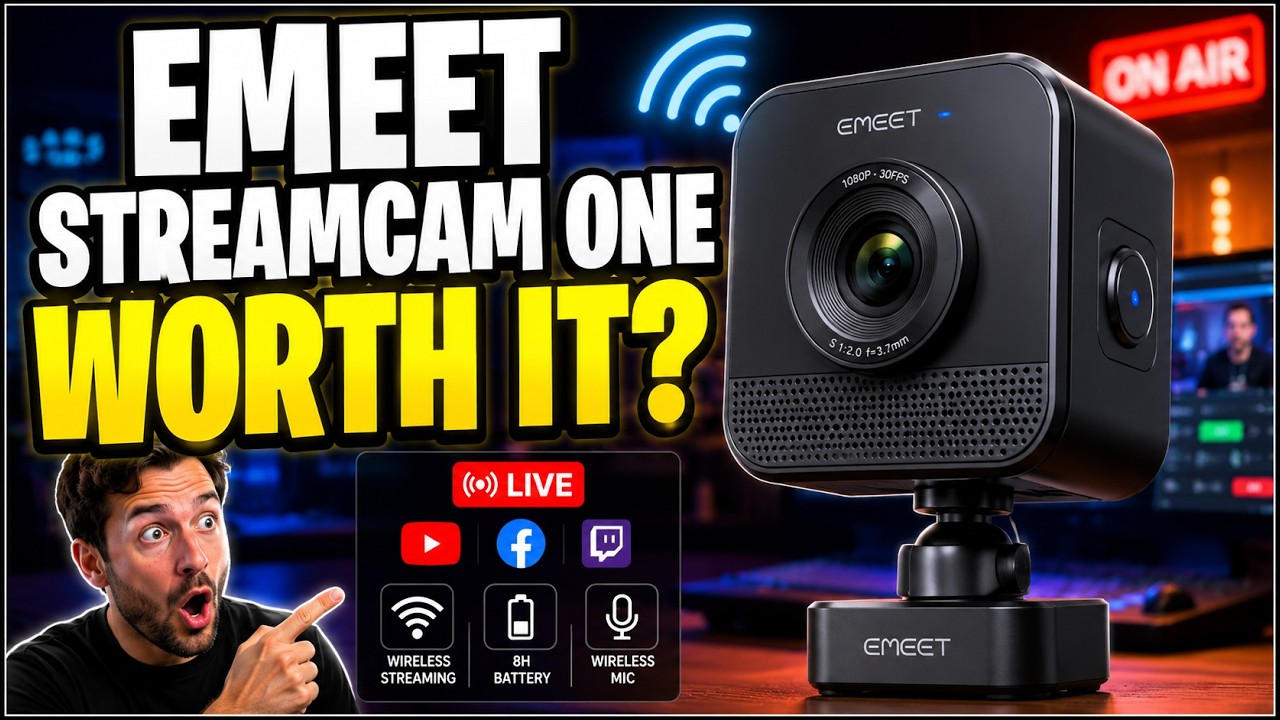 EMEET StreamCam One Review: The Easiest Live Streaming Camera EMEET StreamCam One Review: The Easiest Live Streaming Camera