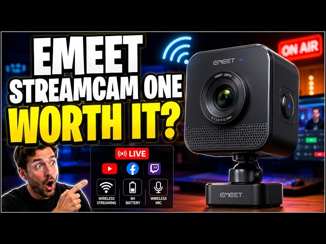 EMEET StreamCam One Review: The Easiest Live Streaming Camera