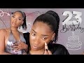 GLOW UP W/ ME FOR MY 23rd BIRTHDAY!!! #grwm + i got my braces off!! | Dossier | Eva Williams