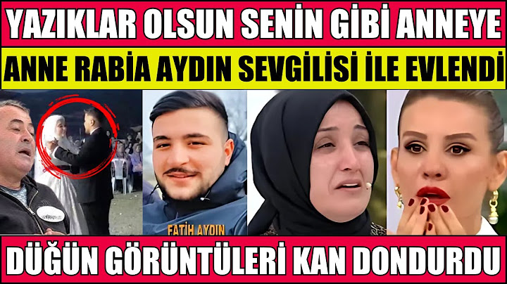 ESRA EROL’DA RABİA AYDIN DÜĞÜN GÖRÜNTÜLERİ EVLENDİ Mİ FATİH AYDIN’IN ÖLÜMÜNDEKİ O SIR NE MAHMUT ŞOK
