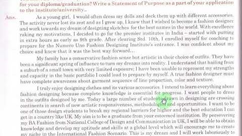 English Writing Skill 3.4" Statement of Purpose" Part 4 By BIRARI Sir