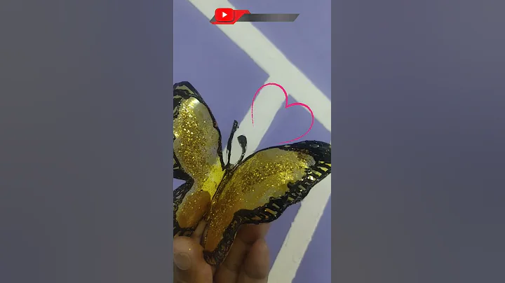 How to make Butterfly Out of Plastic Waste #shorts