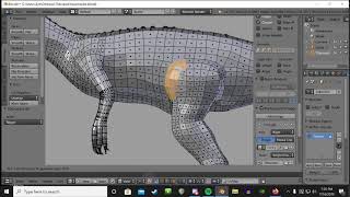 Generic Theropod Base Mesh Part 3