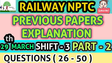 RRB NTPC PREVIOUS PAPERS DETAILED EXPLANATION IN ENGLISH || RAILWAY NTPC FREE CLASSES || IQ ACADEMY