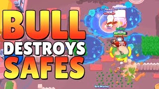 Trying out Bull in Heist! Brawl Stars