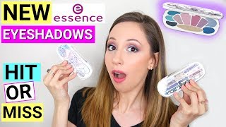 NEW ESSENCE EYESHADOWS 2018 | My shell is my castle (Not the BEST!!)