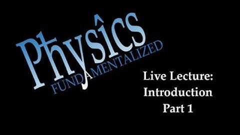 Lecture: Introduction Part 1