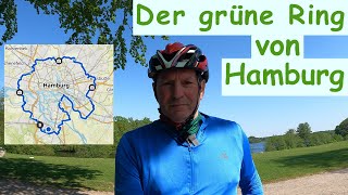 Radtour auf dem grünen Ring von Hamburg