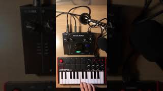 making a chill beat in under a minute on my akai mpk mini