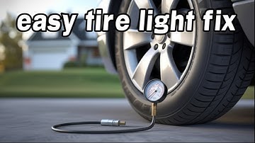 How To Fix That Annoying Tire Pressure Light Fast!