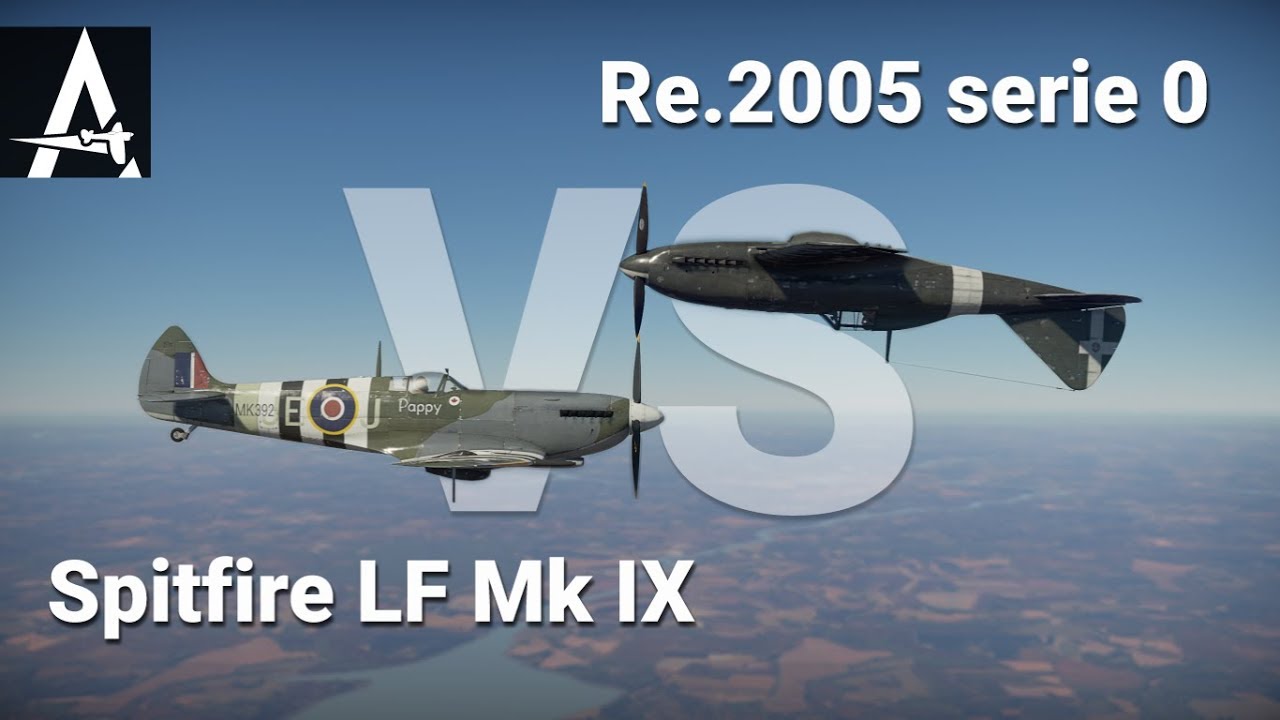 War Thunder Re 05 Vs Spitfire Lf Mk Ix Dangerously Close Youtube