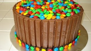 Kit Kat & M&M Cake  HOW TO VIDEO