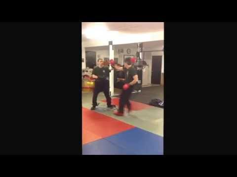 Through drills to sparring