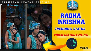 new Trending Radha Krishna status editing|Alight Motion Video Editing|Alight Motion Tutorial #3