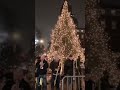 Washington Square Park Christmas Tree 🎄 Lighting 2022  #nyc #newyorkcity #christmastree #christmas