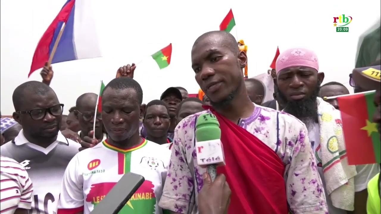 Marche de soutien à la Transition des populations de Gomboussougou dans