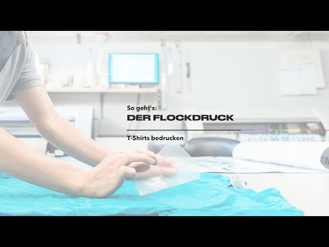Der Flockdruck als haptische Gestaltungsmöglichkeit