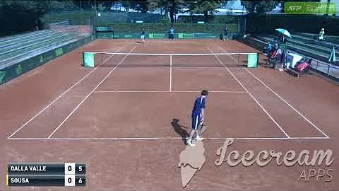 Comments by chair umpire to ballgirl in Florence C...