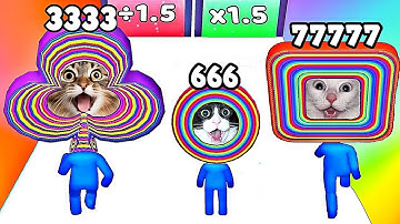 LAYER MAN 3D - ASMR Gameplay Android,iOS Walkthrough Pro Game Mobile (Level Up Layer Head Run) P36