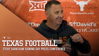 Steve Sarkisian Signing Day Press Conference [Dec. 20, 2023]