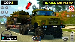 Top 5 Indian Offroad Army Truck Driver Simulator Games For Android | Best Indian Military Games screenshot 5