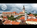 Historic center of esk krumlov czech republic  amazing places 4k