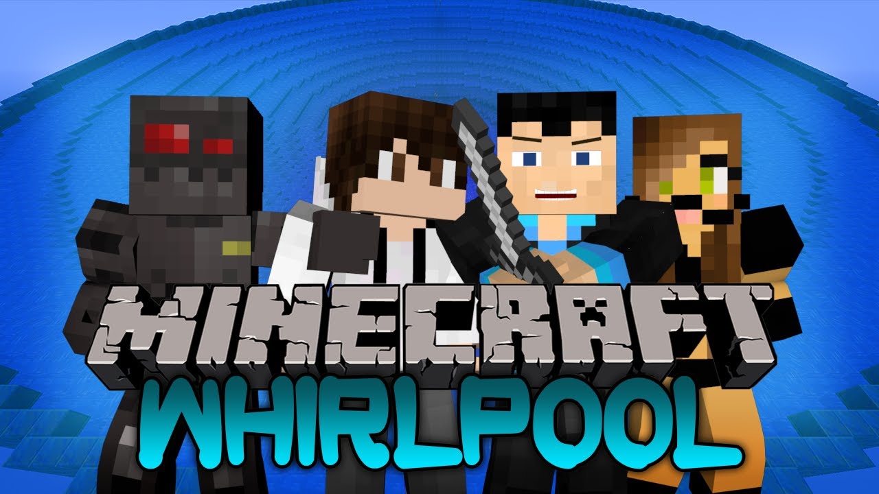 Minecraft: WHIRLPOOL Mini-Game! w/ Graser , Kricken & Grapeapplesauce!
