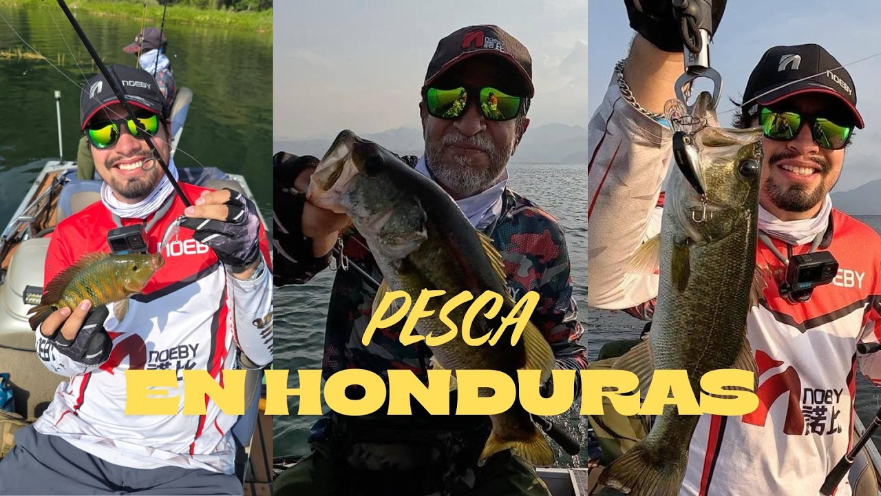 SALVADOREÑOS PESCANDO EN HONDURAS 1° PARTE #elsalvador #pesca #honduras #fishing #bass #bassfishing
