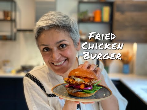 BUTTERMILK FRIED CHICKEN BURGER  Best Chicken burger  Buttermilk chicken  Food with Chetna