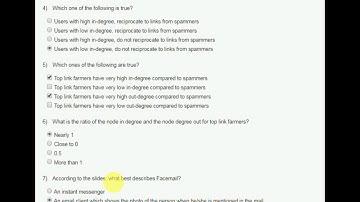 Privacy and Security in Online Social Media | ASSIGNMENT 7 solution 2020 | NPTEL