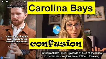 Confusion about the Carolina Bays