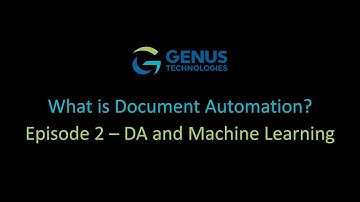 What is Document Automation | Episode 2: Machine Learning