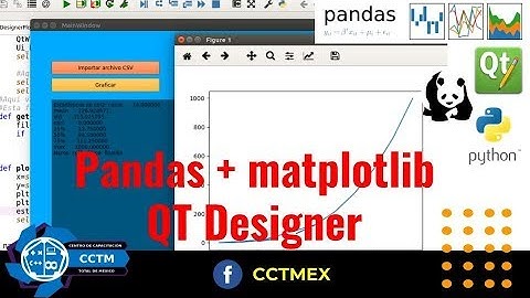 Pandas + QT Designer| Python | PyQT5 | Pandas | Matplotlib | P4 |¡Muy básico!