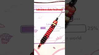Alastor Pony Bead Worm on String #kandi #hazbinhotel #alastor #ponybeads