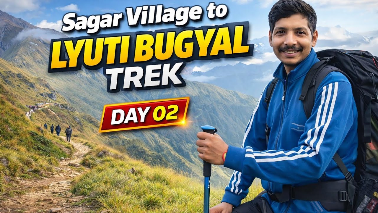 Sagar Village to Lyuti Bugyal Trek | Rudranath Yatra Day 02 | Into the Himalayas