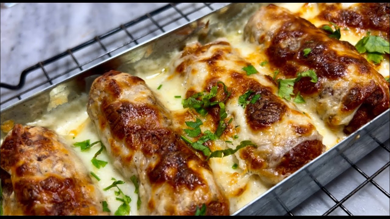 #اصباق رمضان🌙اقتراح يوم التاني سجليها عندها وصفة اسطورية نصف صدر دجاج 🐓 زاكية وتقطع كمية كبيرة 