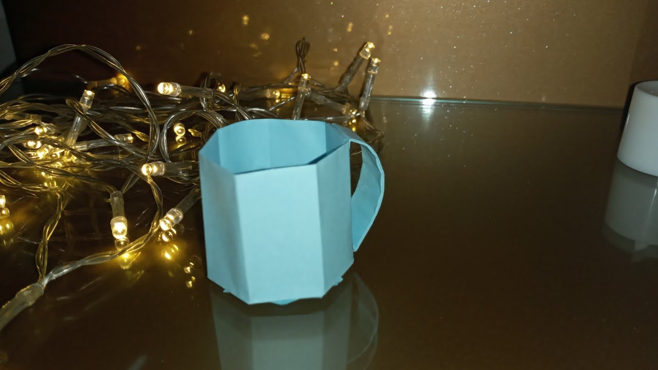 How to make cup ? Paper cup | paper toy for kids - YouTube