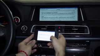 2014 BMW M5 F10 NAVIKS Video Integration Interface added iPhone 5 + Kivic One