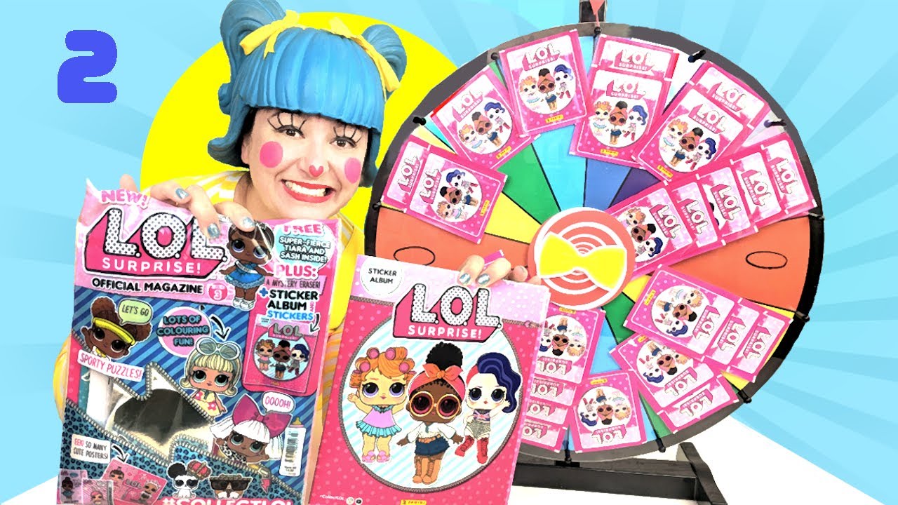 MISTERY WHEEL OF LOL STICKERS | STICKER BOOK 2018