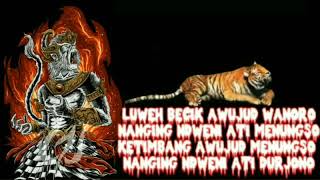 Kata kata #story wa sejatine macan#@