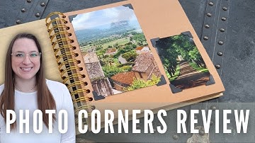 📷 Self-Adhesive Black Photo Corners Keeps your Memories Safe and Secure!📖