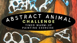 Paint Abstract Animals: Art Prompt Challenge #abstractpainting #artprompt #artchallenge