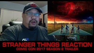 STRANGER THINGS SEASON 2 COMIC CON TRAILER REACTION