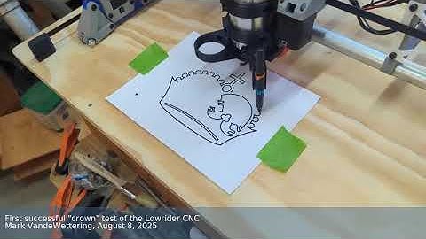 Plotting test of my Lowrider v3 CNC