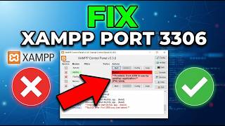 How To Fix XAMPP Port 3306 in Use by Unable to Open Process