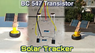 Solar Tracker using BC 547 .