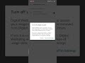 How to turn off your Digital wellbeing #shorts #digitalwellbeing #viralvideoyoutube